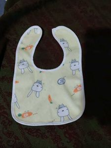 Cute Bunny Print Baby Bib cotton apron