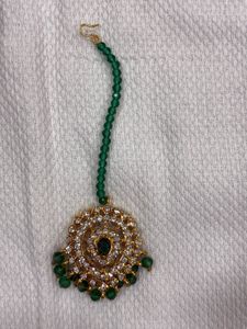Emerald Beaded Jewellery Set