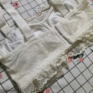 Lace Bralette with Charm Bra