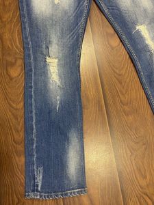 Evan London Distressed Denim Jeans