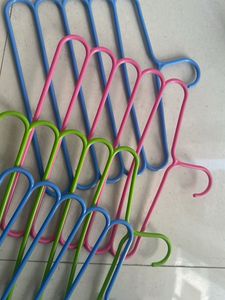 Set of 4- Colorful Plastic Hangers