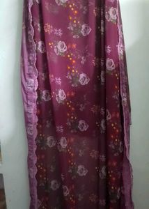 Elegant Maroon Kurta Set with Dupatta