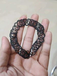 Black Tattoo Choker Necklace - 2 set