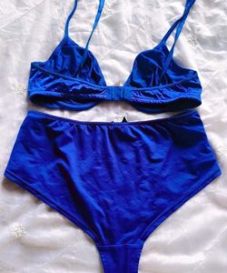 Royal Blue victory secret lingeri set