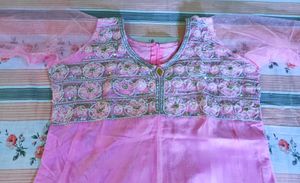 Pink Anarkali Kurta
