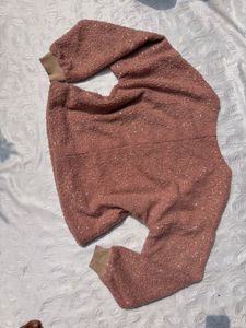 Madame Sparkling Teddy Hoddie Pullover