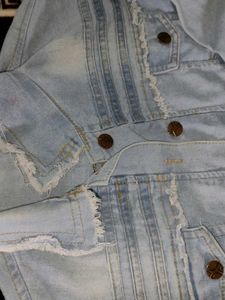 Light Blue Denim Jacket Size XL