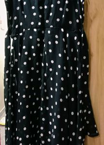 Polka Dot Chiffon Dress