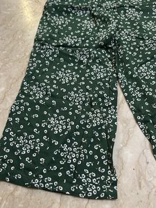 Beautiful Bottle Green Plazzo Like New