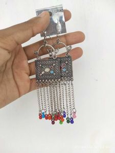 Bohemian Dangle Earrings with Beads