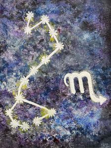 Scorpio Constellation Art : Zodiac Sign