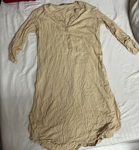 Casual Beige Kurta