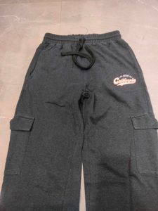 BLACK CARGO TROUSER