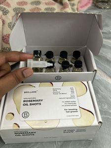 Brillare Rosemary Oil Shots for Hair Growth