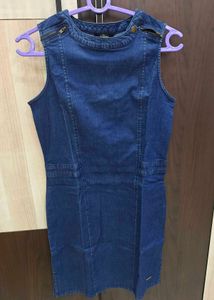 Roadster Sleeveless Denim Dress