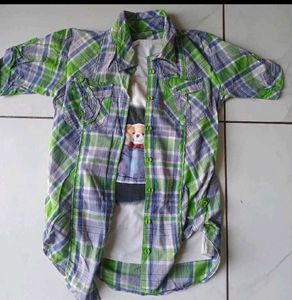 shirt with free teddy tank top