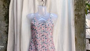 I. Floral Print Mini Dress