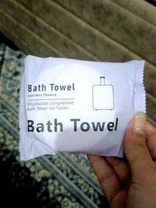 Disposable Compressed Bath Towel for Travel