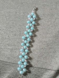 Blue Beaded Bracelet