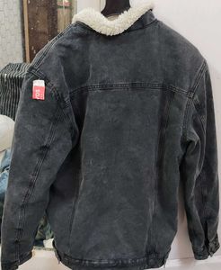 Men's Sherpa Lined Denim Jacket