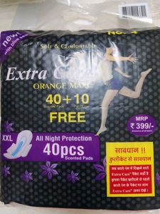 EXTRA CARE ORANGE MAXI XXL PADS 40+10 PANTYLINER