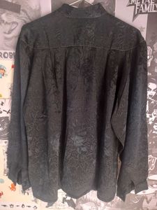 Victorian style shirt with charcoal details