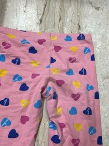 Benetton Heart Print Leggings