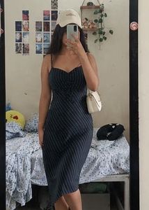 Striped Midi Dress