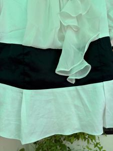 Chic Ruffle Bow Blouse
