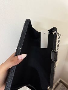 Black Embellished Clutch