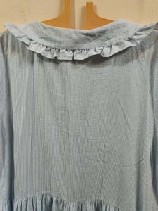 RUFFLE COLLAR DRESS