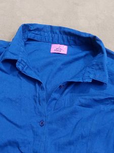 Blue Button-Up shirt