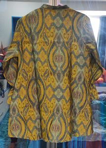 Smart Looking Silk Top, Printed, Size M