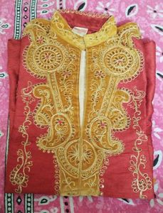 Boys Red Punjabi