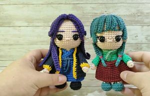 Crochet character dolls