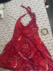 chatpati halter neck kurti