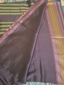 Beautiful silk festive wear saari