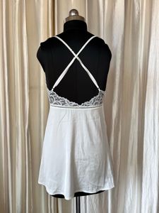 Lace Trimmed White Camisole