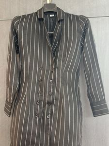 Striped Blazer Dress
