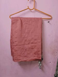 Embellished Peach Kurta pant odhani set