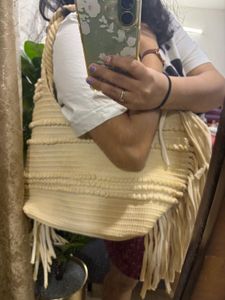 H&amp;M Boho Fringe Tote Bag