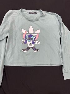 Adidas Stitch Graphic Long Sleeve T-Shirt