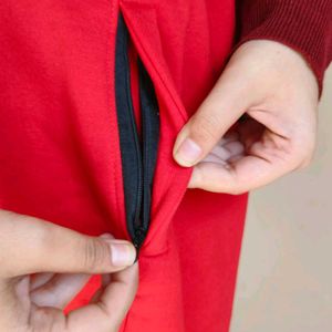 Hollister Red Sweatpants