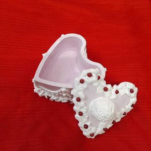 Heart-Shaped cake Trinket Box