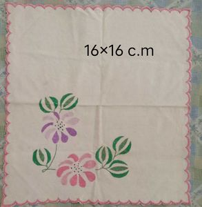 Vintage Embroidered Dressing Table Mat Set