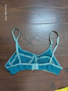 Teal Blue Comfort Bra