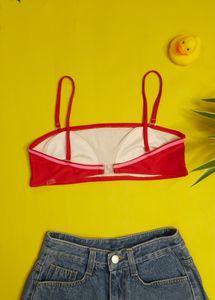 Red Brallete / Swim Top