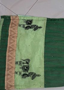 Girls Ethnic Green Kurti – 10–11 Years