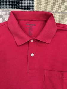 Classic Red Polo T-Shirt with Pocket