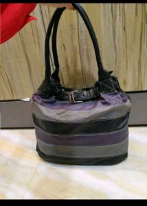 Striped Hobo Bag